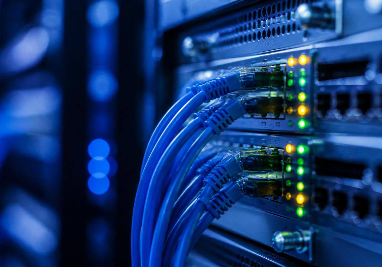Infraestrutura de rede monitorada